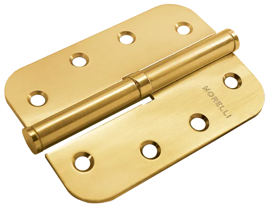Петля карточная разъемная MSND-C 100X70X2.5 SG R с подшипником стальная левая, врезная, цвет матовое золото фото купить Санкт-Петербург