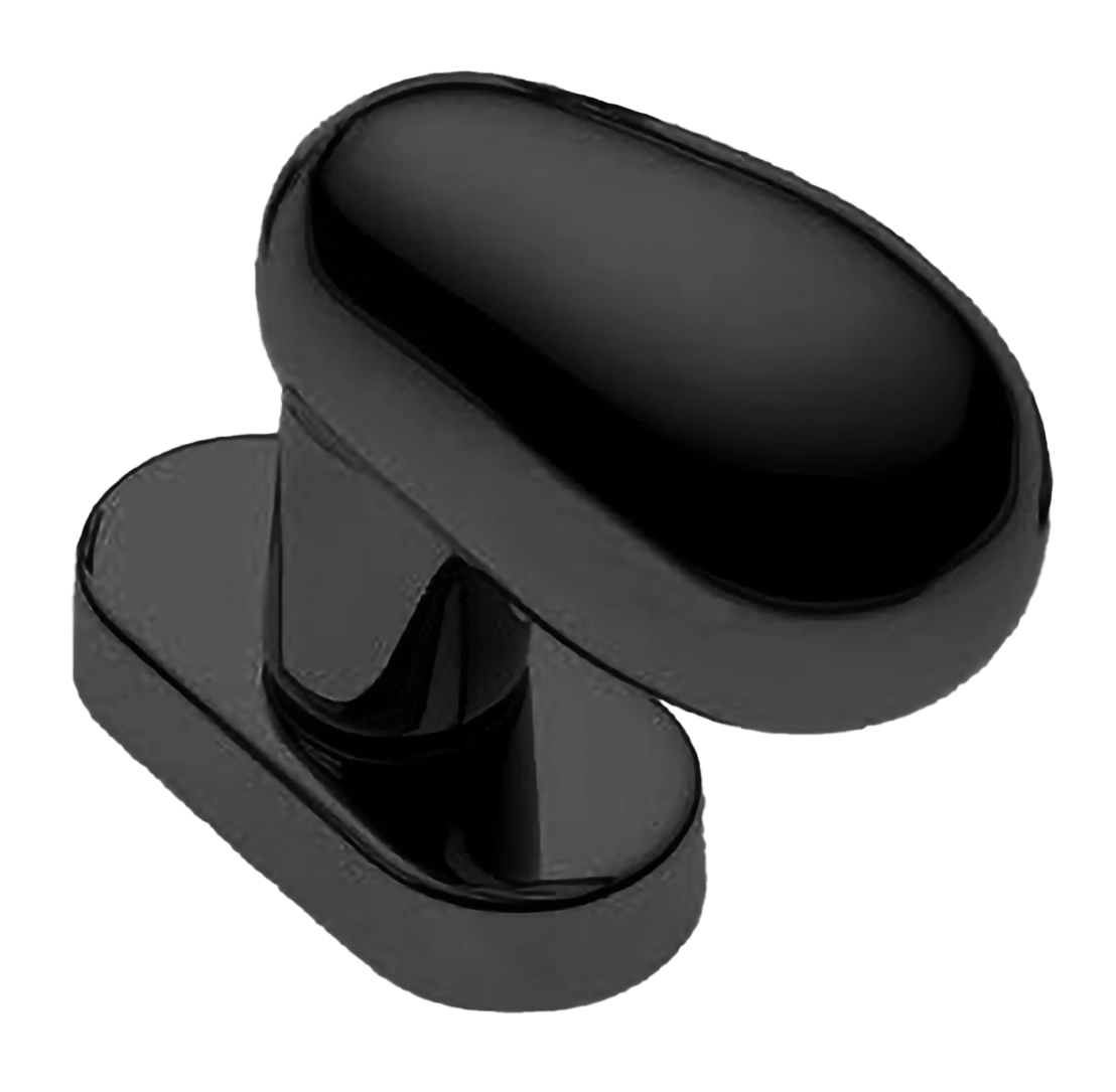 Ручка оконная UOVO W1 NERO, цвет - черный фото купить Санкт-Петербург