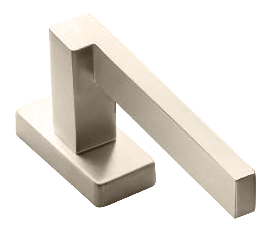 Ручка оконная STONE W1 NIS, цвет - матовый никель фото купить Санкт-Петербург