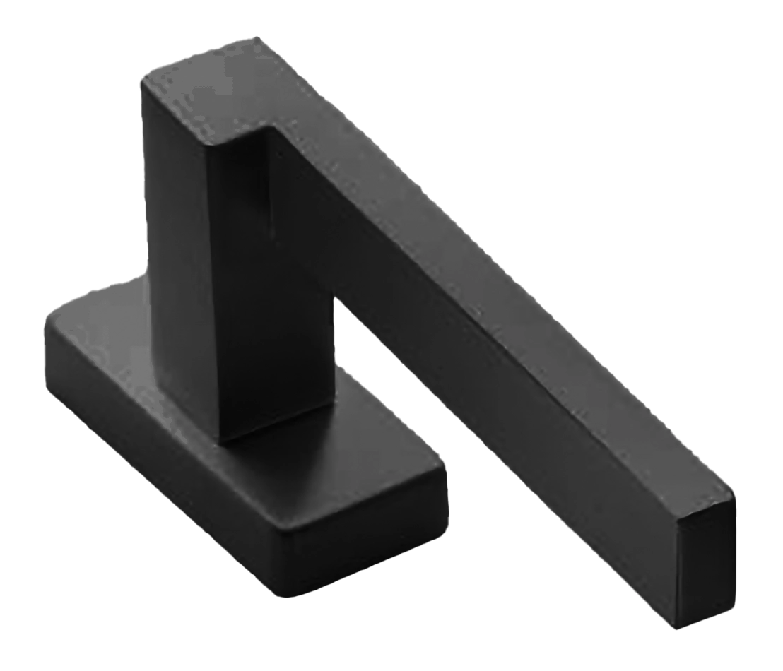 Ручка оконная STONE W1 NERO, цвет - черный фото купить Санкт-Петербург