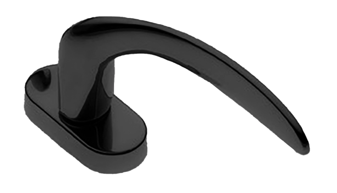 Ручка оконная COBRA W1 NERO, цвет - черный фото купить Санкт-Петербург