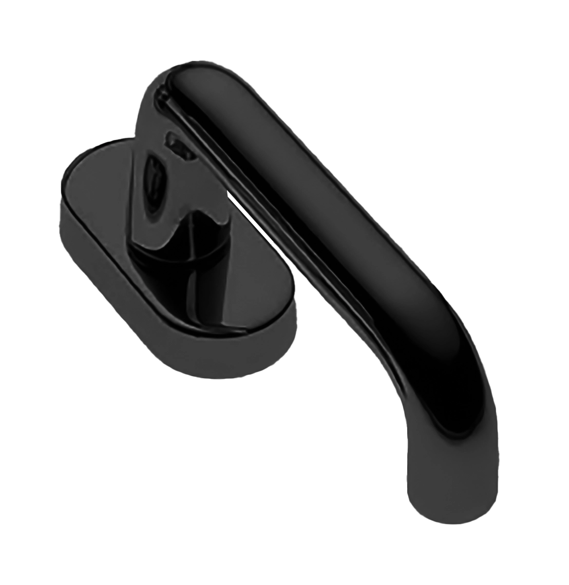 Ручка оконная IRIS W1 NERO, цвет - черный фото купить Санкт-Петербург