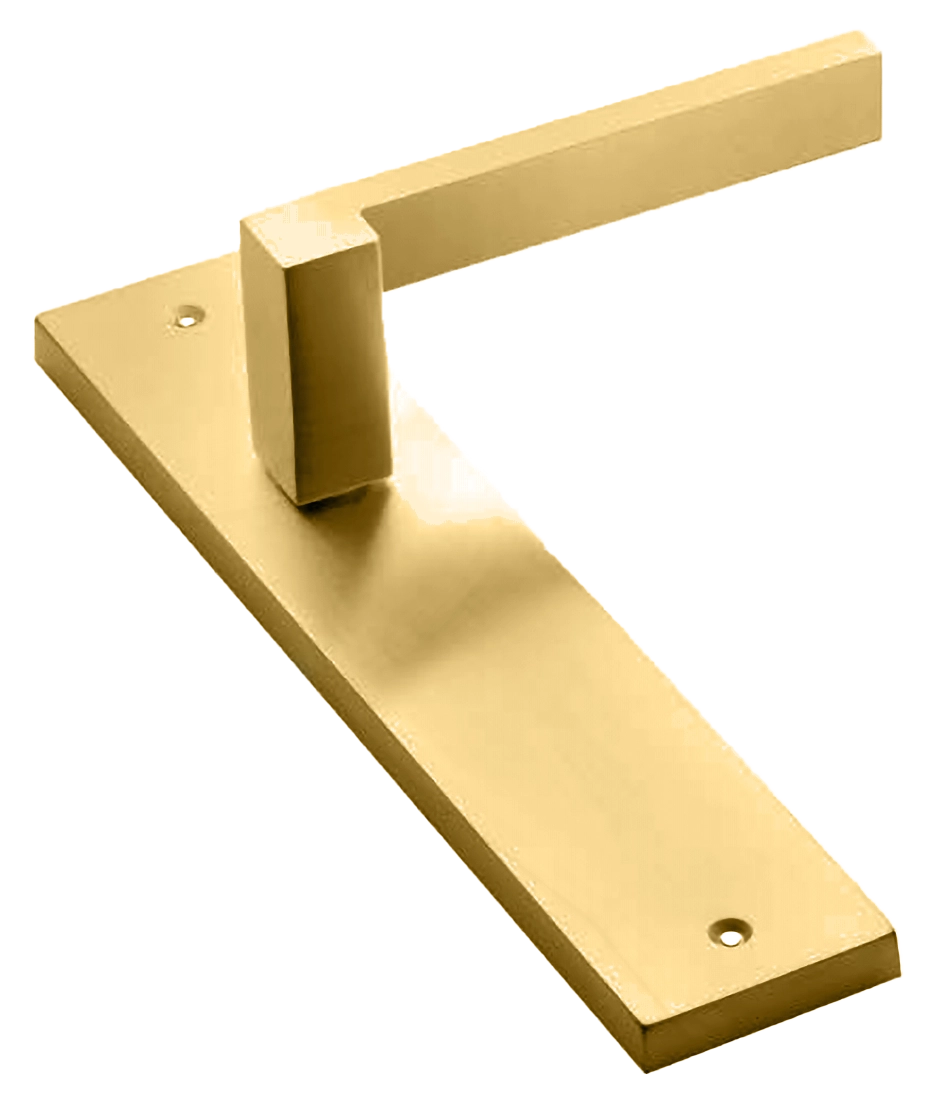 STONE PL OSA, ручка на планке, цвет - матовое золото фото купить в СПб