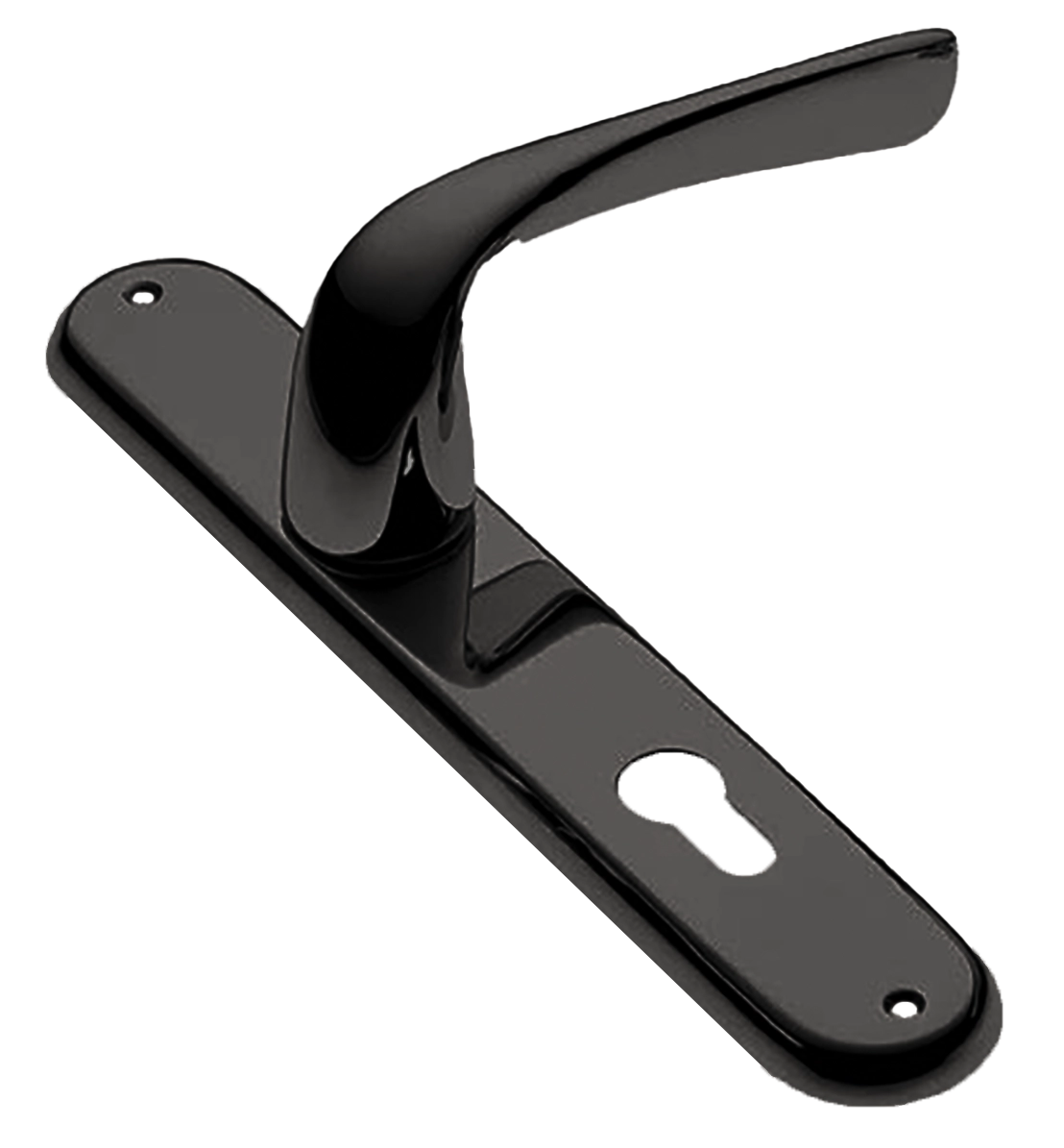 Ручка дверная на планке LE MANS PL NIN, цвет черный никель, латунь фото купить в СПб