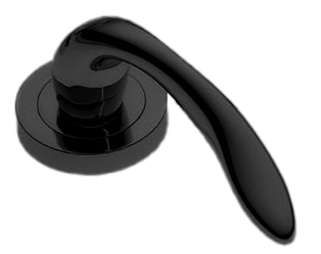 Ручка оконная LEON W1 NERO, цвет - черный фото купить в СПб