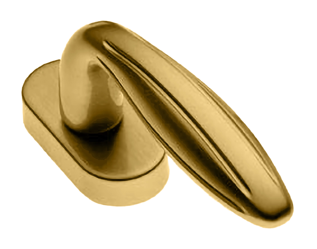 Ручка оконная BUD W1 OSA, цвет - матовое золото фото купить в СПб