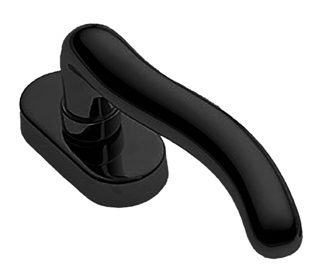 Ручка оконная SNAKE W1 NERO, цвет - черный фото купить в СПб