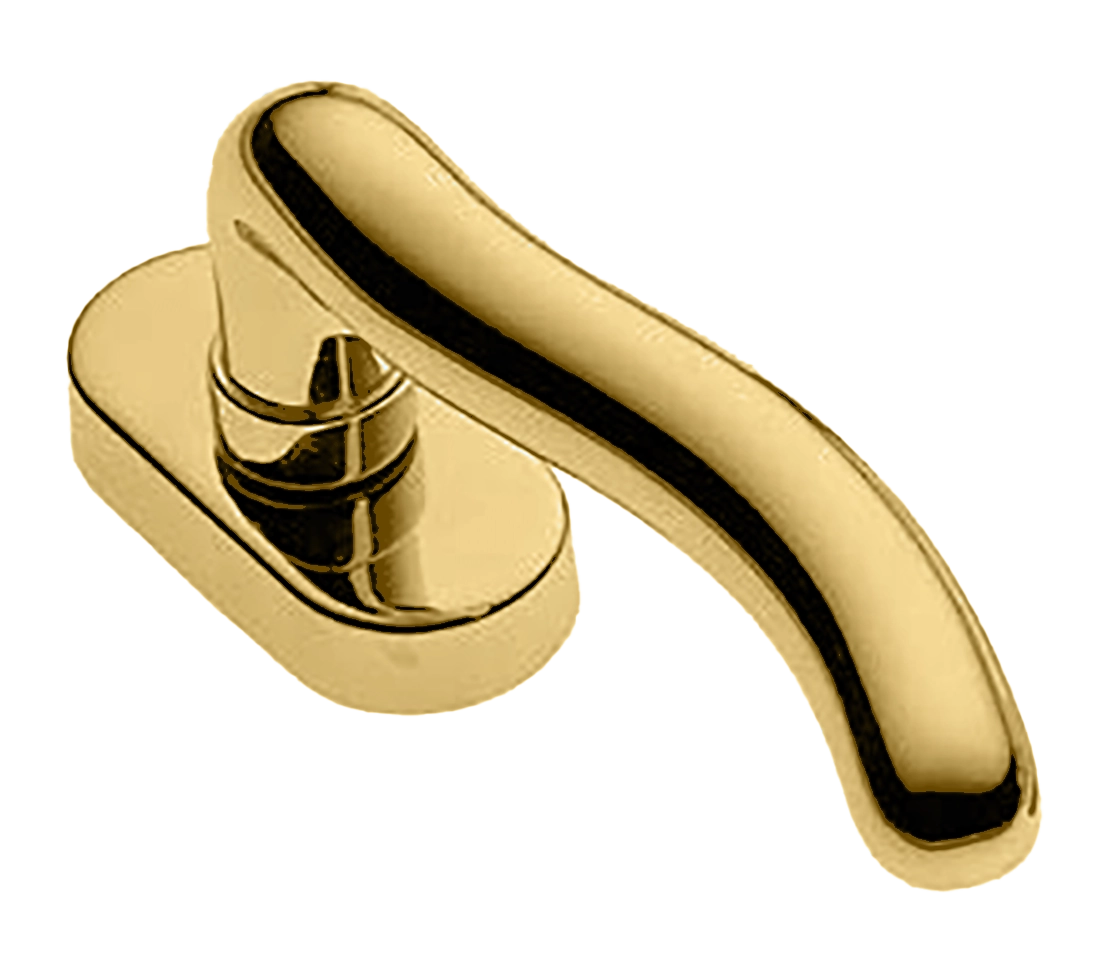 Ручка оконная SNAKE W1 OTL, цвет - золото фото купить в СПб