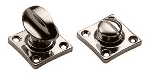 LUX-WC-RIVA NIK, завертка сантехническая на квадратной розетке для ручки RIVA, цвет - никель фото купить в СПб