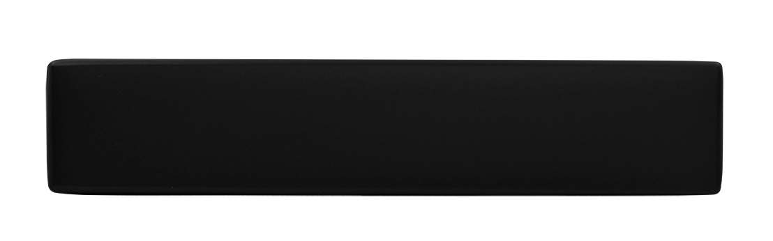 Ручка дверная SHUTTLE NERO-ST цвет черный soft-touch, ЦАМ фото купить в СПб