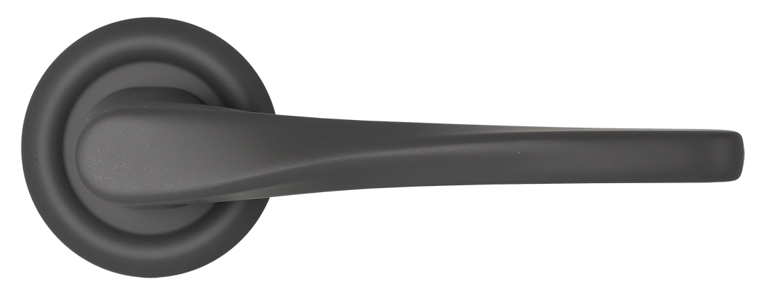 Ручка дверная THE OLYMPICS R7 SSW на круглой розетке, цвет Стокгольмский снегопад/Stockholm Snowfall фото купить в СПб