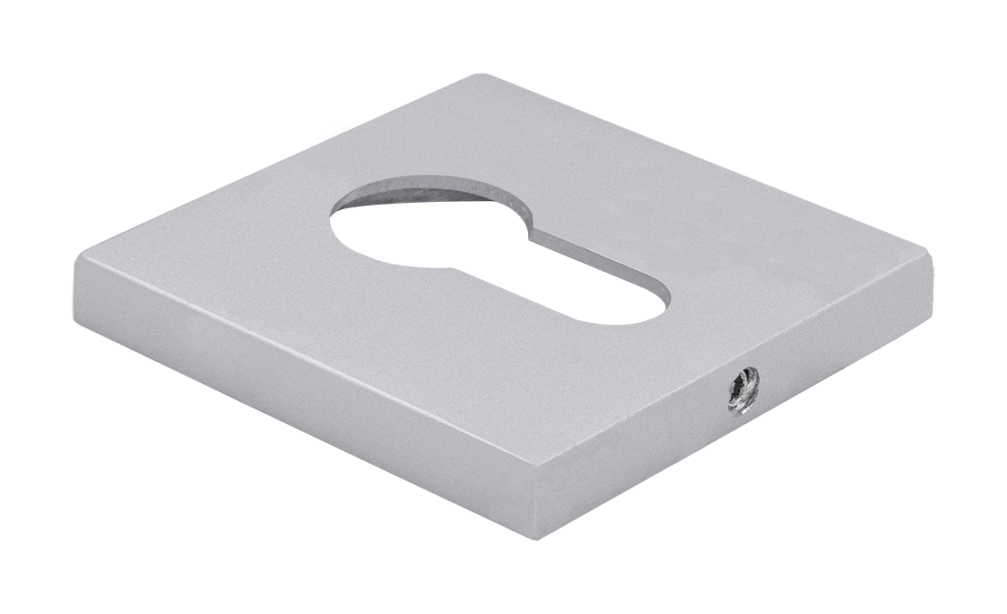 Накладка на замок MH-KH-S6 ASC под евроцилиндр, цвет анодированный матовый хром фото купить Санкт-Петербург