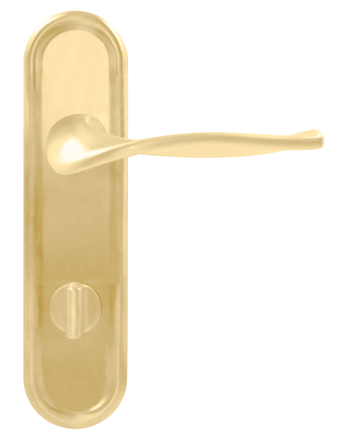 Ручка дверная SKYSCRAPER PLR WC AH на планке под сантехническую завертку, цвет Осенний мёд/Autumn Honey фото купить в СПб