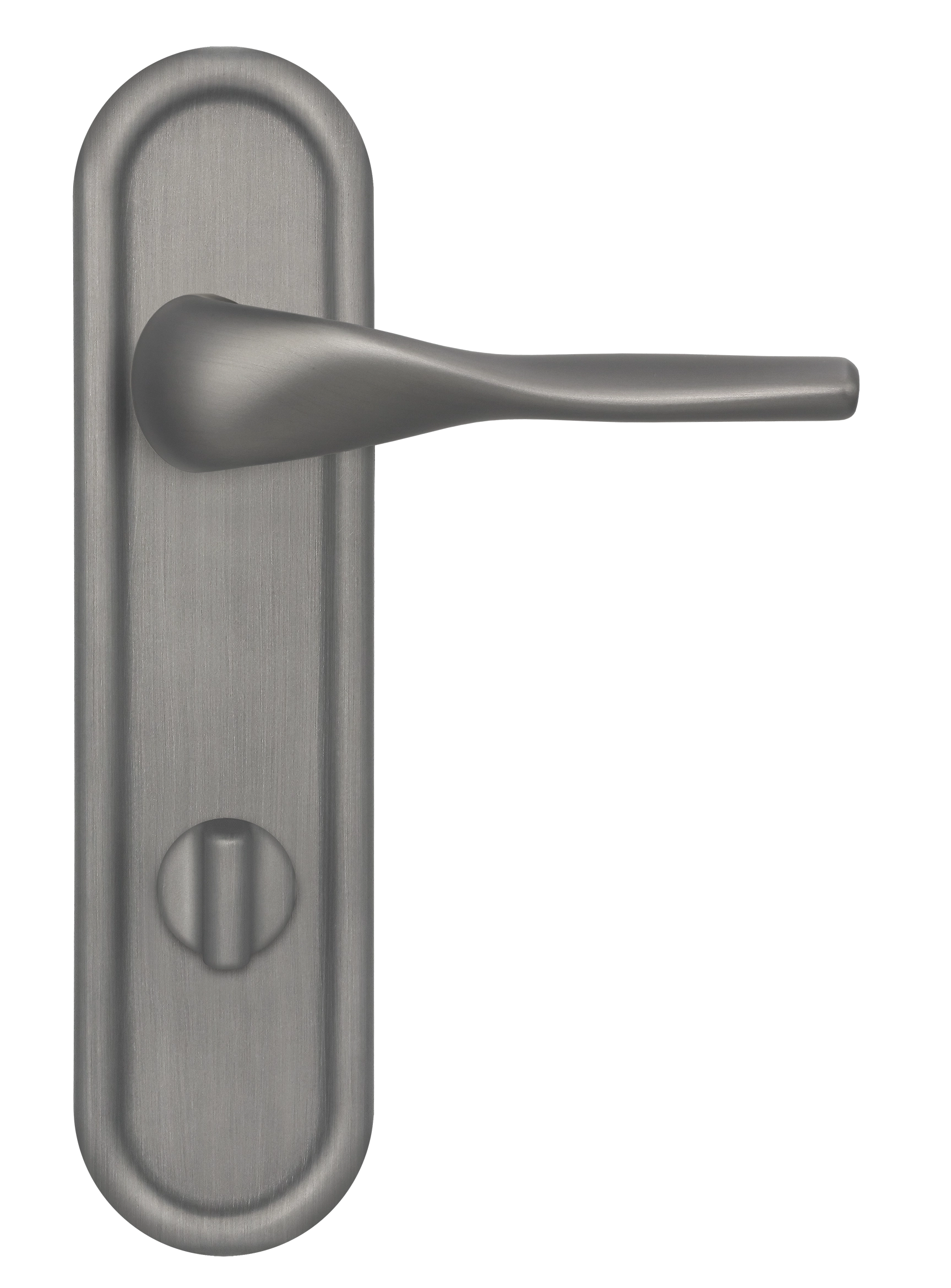 Ручка дверная LVB PLR WC WF на планке под сантехническую завертку, цвет Зимняя стужа/Winter Frost фото купить в СПб