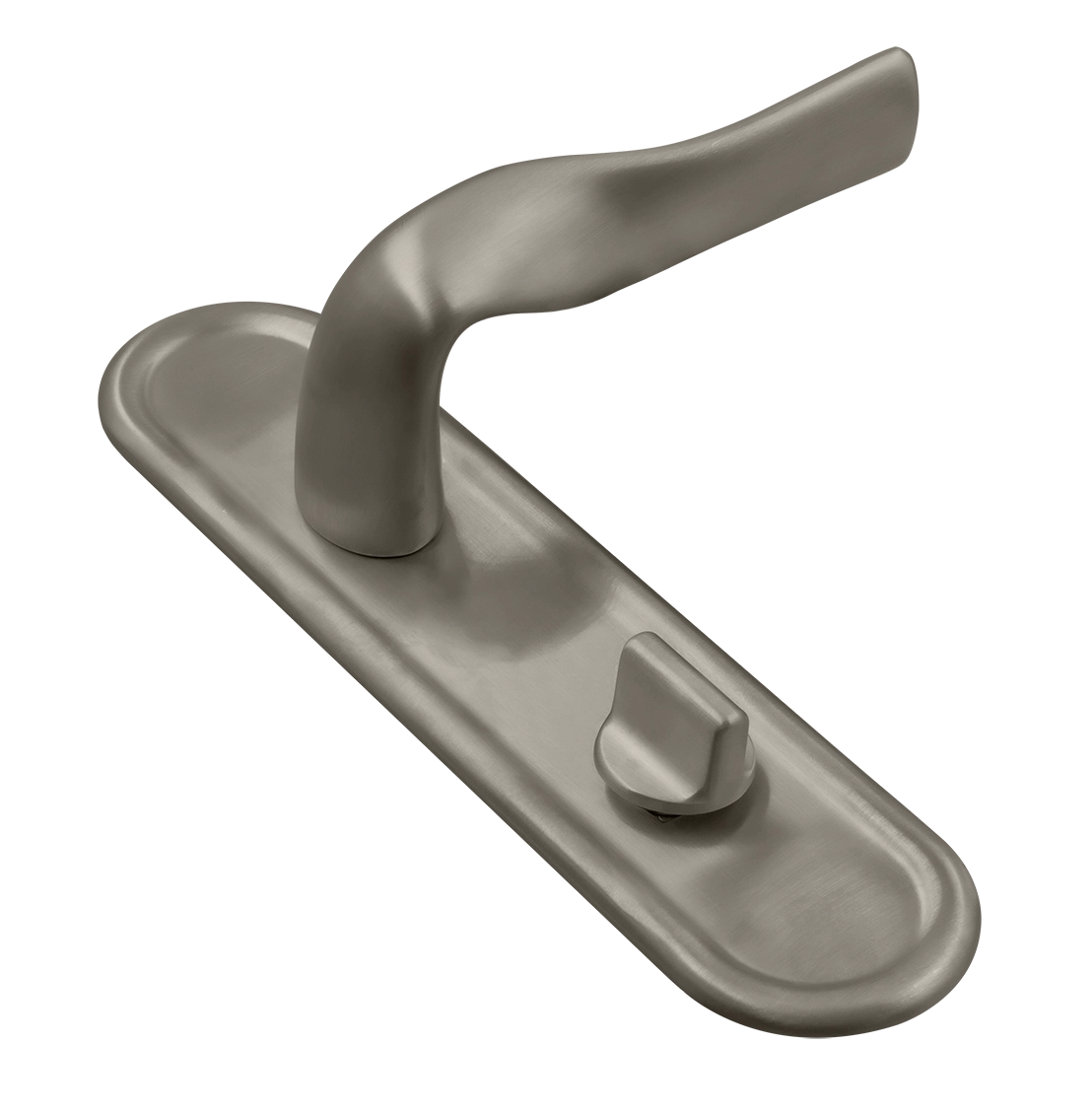 Ручка дверная LVB PLR WC SMI на планке под сантехническую завертку, цвет Весенняя дымка/Spring Mist фото купить Санкт-Петербург