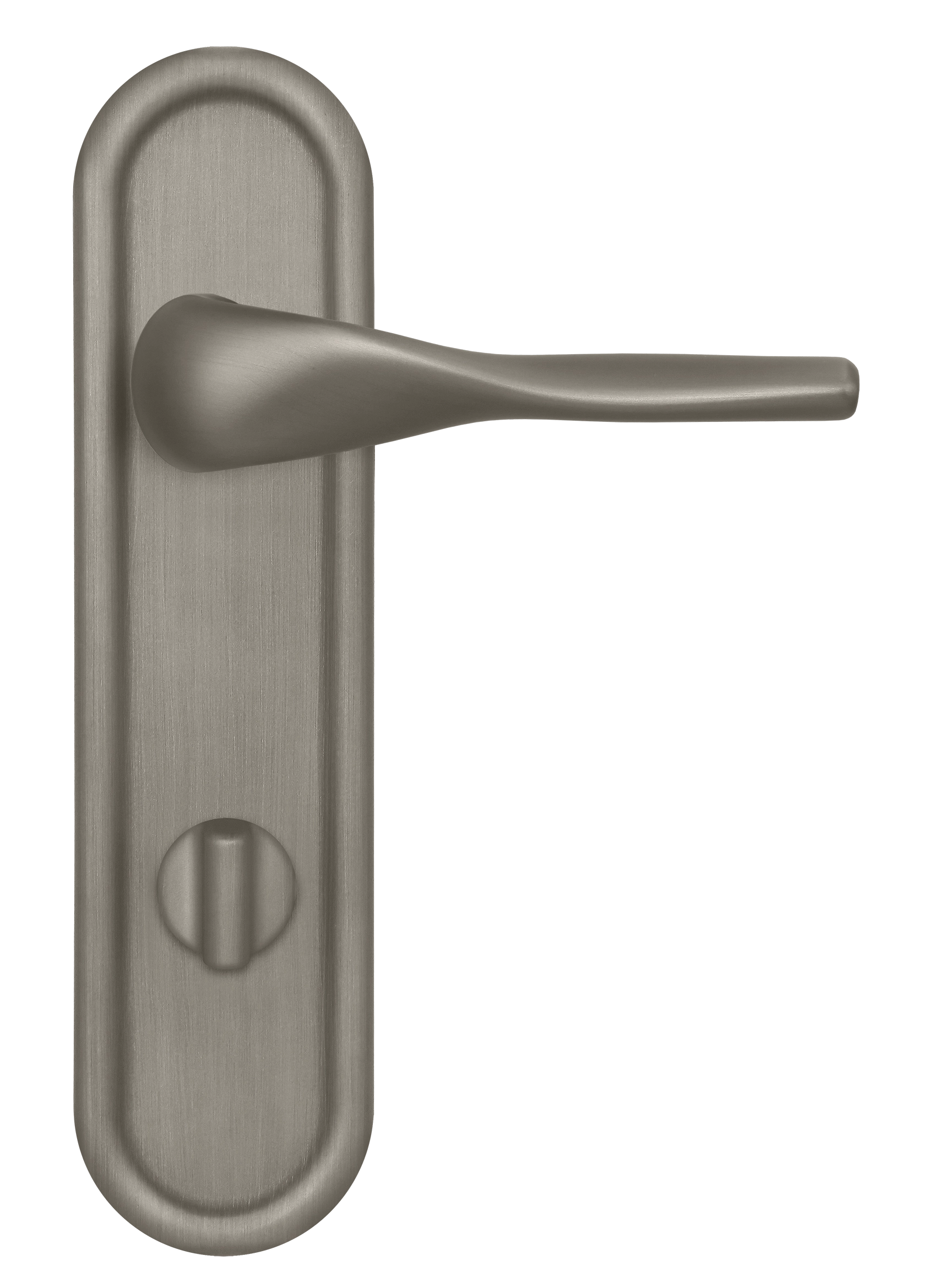 Ручка дверная LVB PLR WC SMI на планке под сантехническую завертку, цвет Весенняя дымка/Spring Mist фото купить в СПб