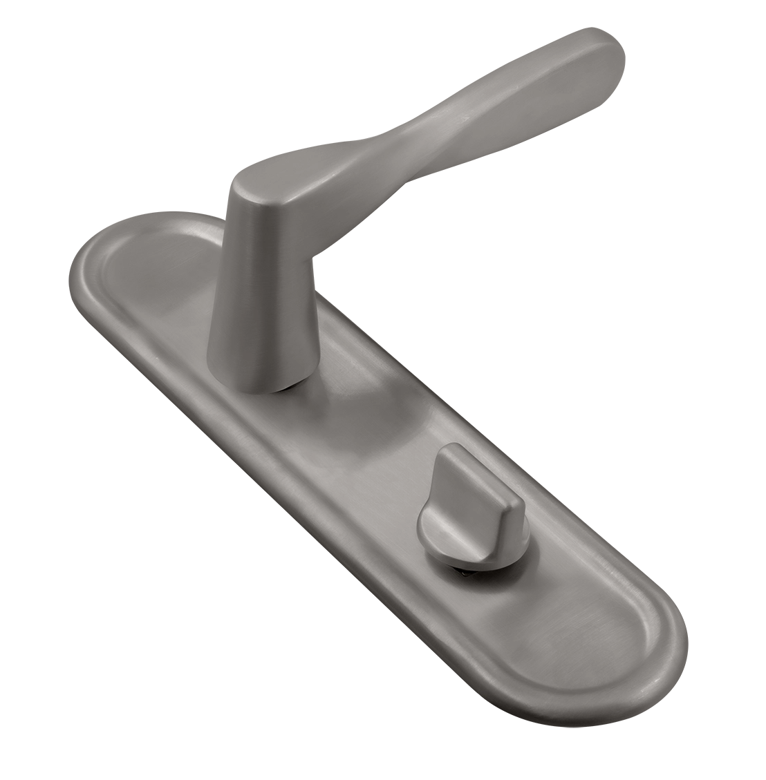 Ручка дверная THE OLYMPICS PLR WC WF на планке под сантехническую завертку, цвет Зимняя стужа/Winter Frost фото купить Санкт-Петербург