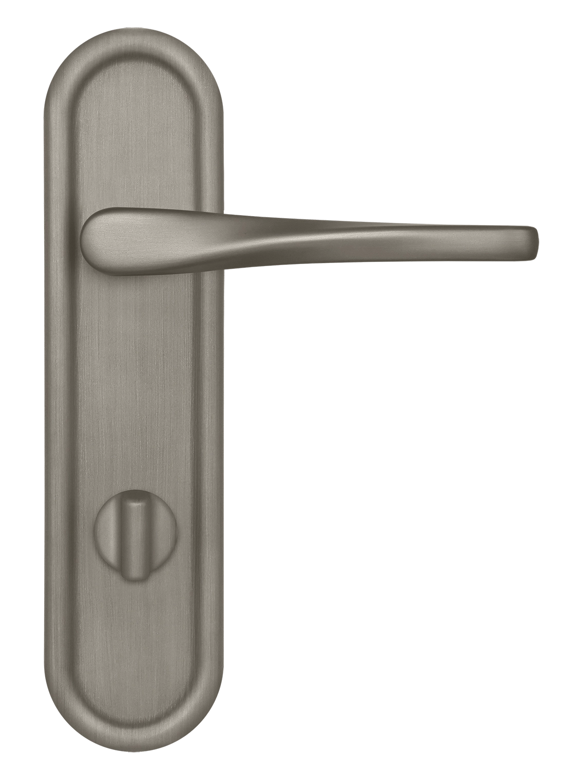 Ручка дверная THE OLYMPICS PLR WC SMI на планке под сантехническую завертку, цвет Весенняя дымка/Spring Mist фото купить в СПб