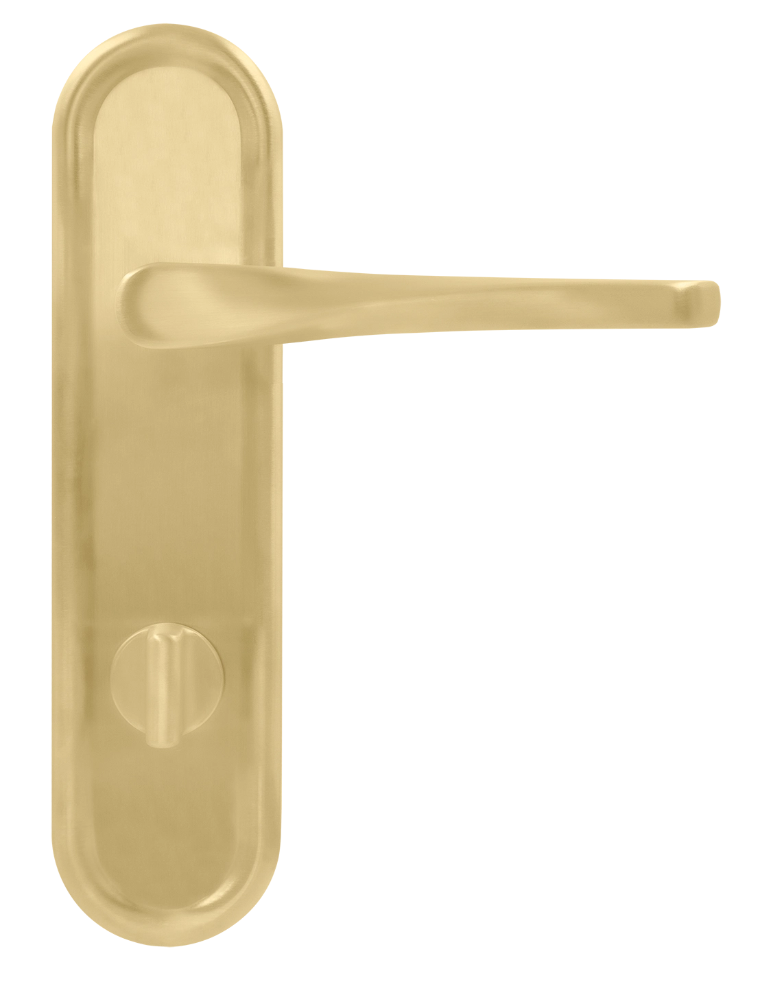 Ручка дверная THE OLYMPICS PLR WC AH на планке под сантехническую завертку, цвет Осенний мёд/Autumn Honey фото купить в СПб