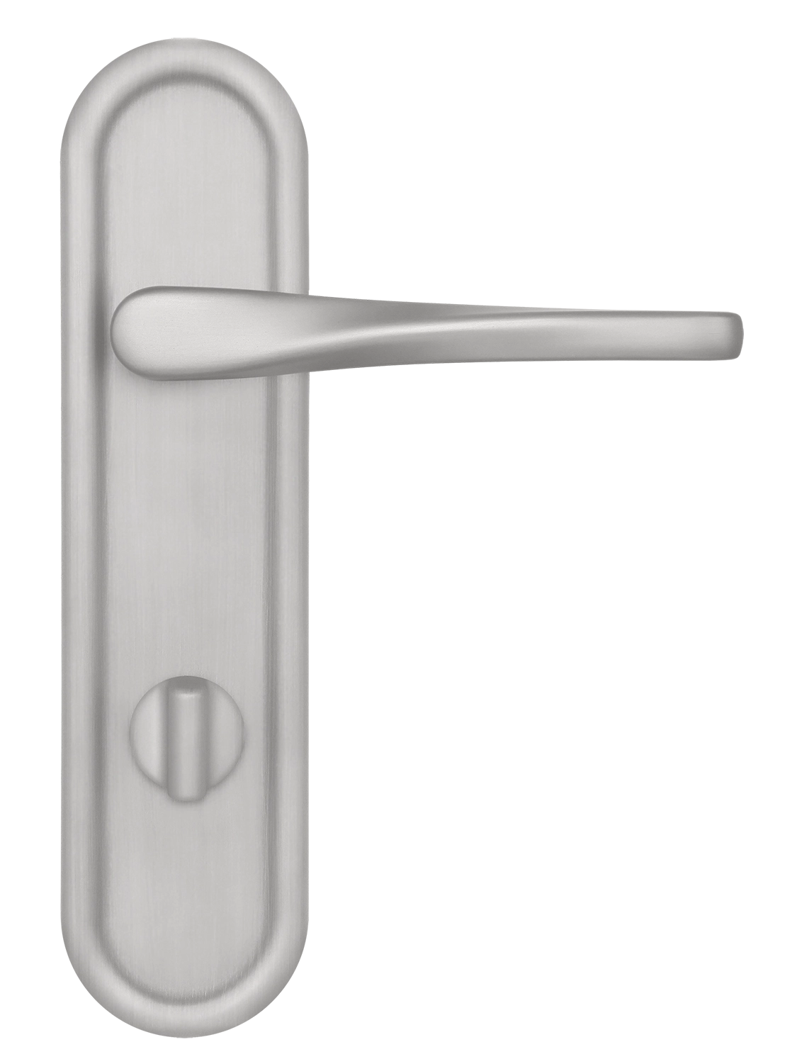 Ручка дверная THE OLYMPICS PLR WC SSW на планке под сантехническую завертку, цвет Стокгольмский снегопад/Stockholm Snowfall фото купить в СПб