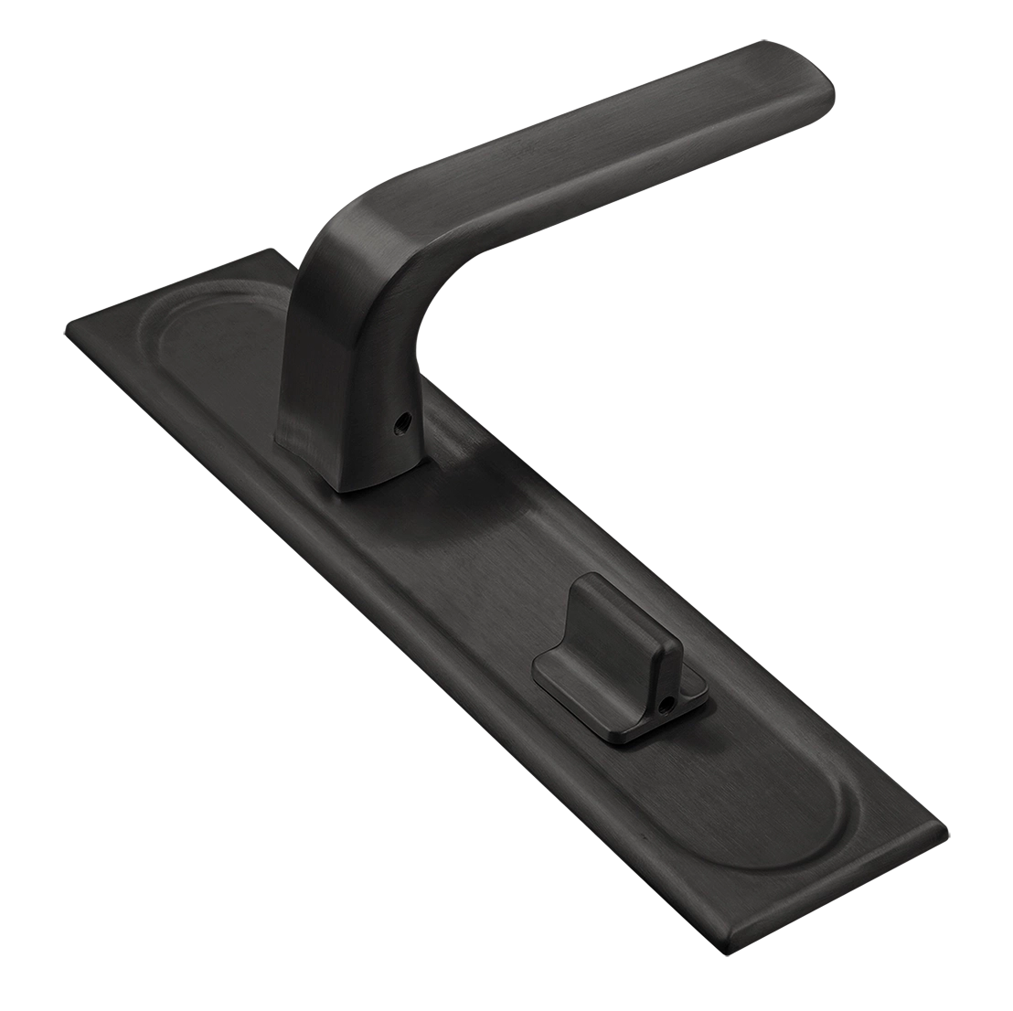 Ручка дверная THE BUS STATION PLS WC SST на планке под сантехническую завертку