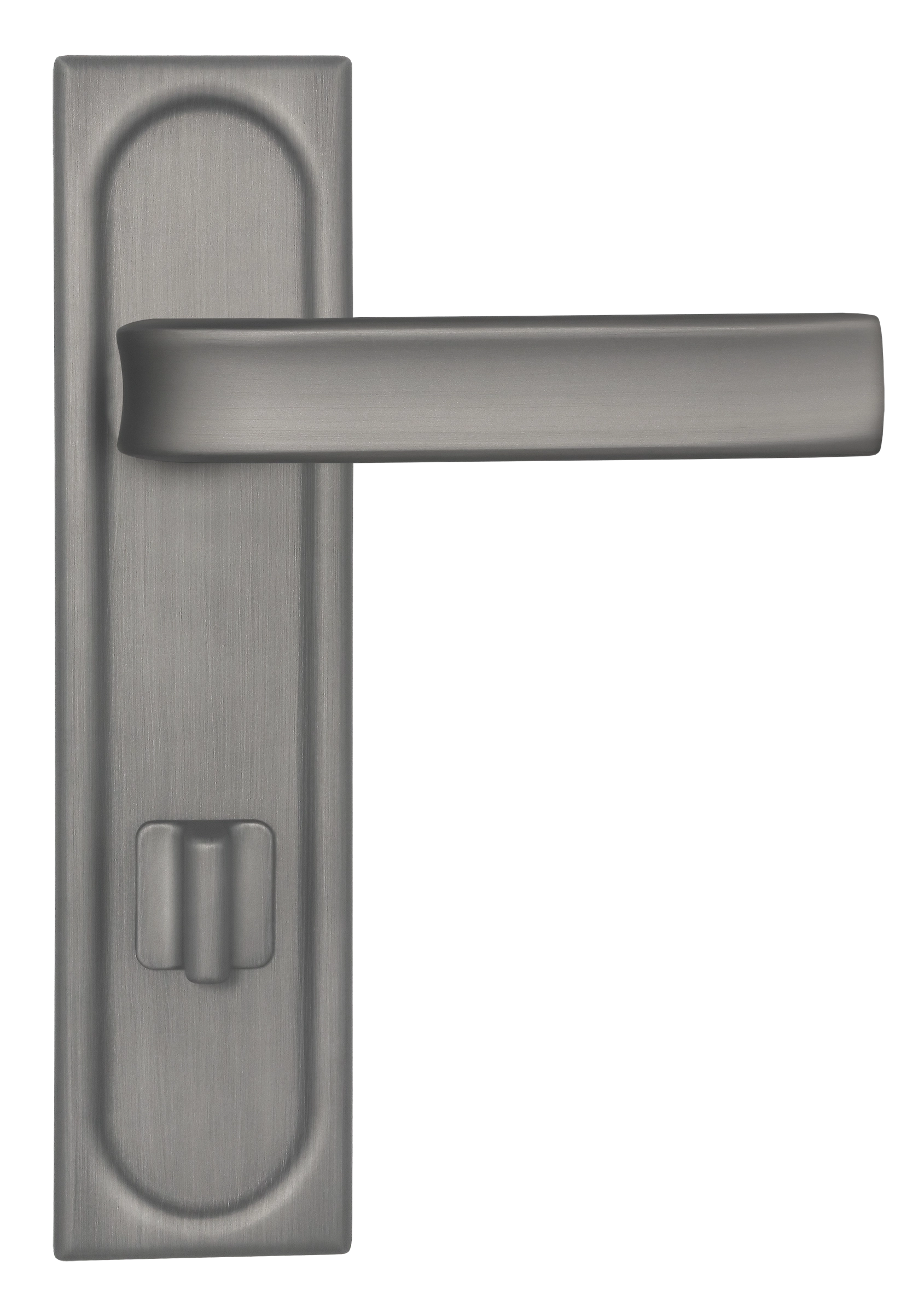 Ручка дверная THE BUS STATION PLS WC WF на планке под сантехническую завертку, цвет Зимняя стужа/Winter Frost фото купить в СПб