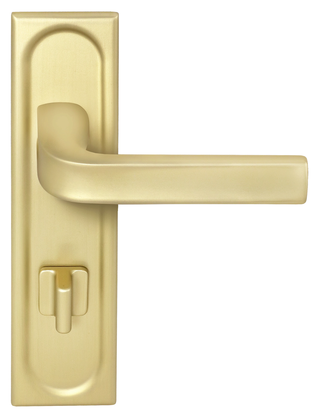 Ручка дверная THE BUS STATION PLS WC AH на планке под сантехническую завертку, цвет Осенний мёд/Autumn Honey фото фурнитура Санкт-Петербург