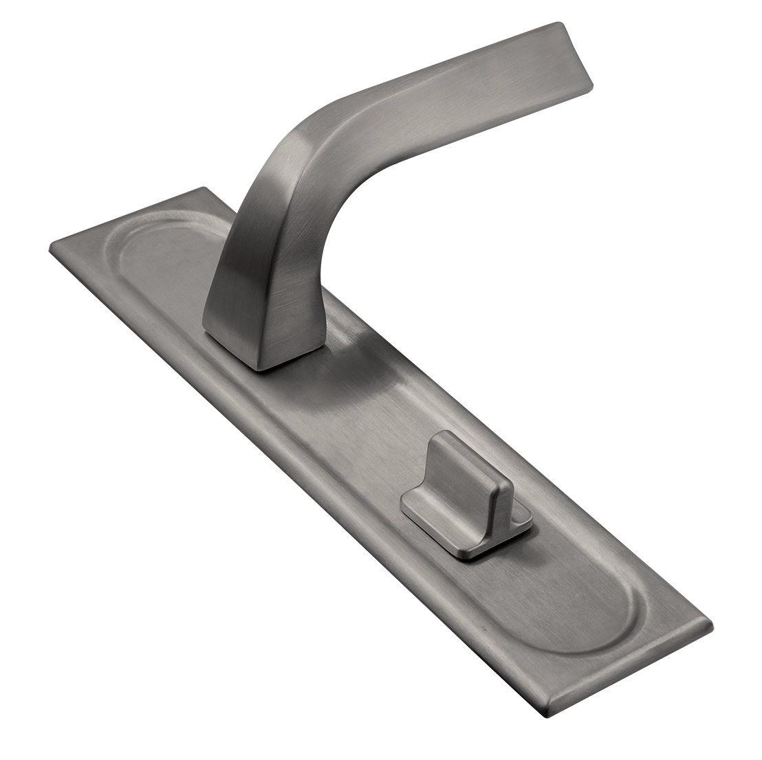 Ручка дверная WD CONCERT HALL PLS WC WF на планке под сантехническую завертку, цвет Зимняя стужа/Winter Frost фото купить Санкт-Петербург