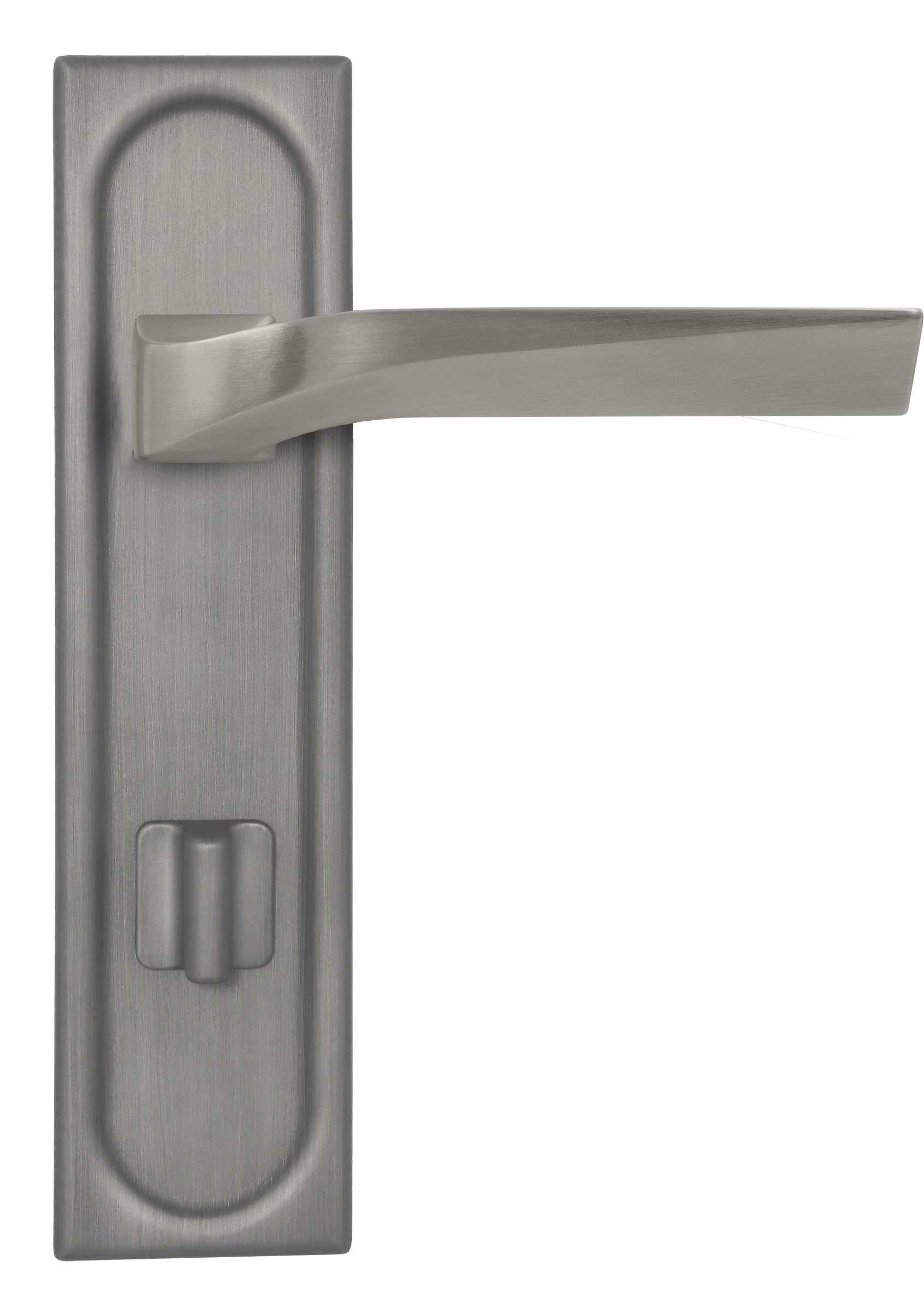 Ручка дверная WD CONCERT HALL PLS WC WF на планке под сантехническую завертку, цвет Зимняя стужа/Winter Frost фото купить в СПб