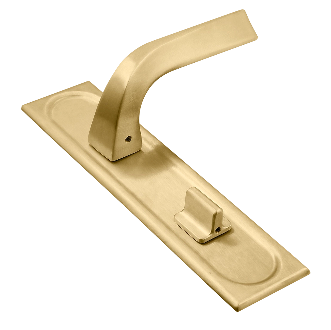 Ручка дверная WD CONCERT HALL PLS WC AH на планке под сантехническую завертку, цвет Осенний мёд/Autumn Honey фото купить Санкт-Петербург