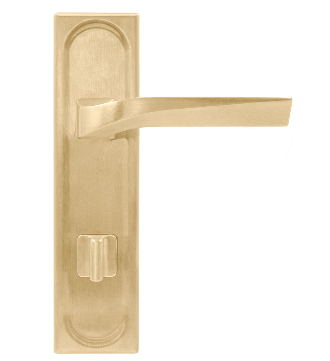 Ручка дверная WD CONCERT HALL PLS WC AH на планке под сантехническую завертку, цвет Осенний мёд/Autumn Honey фото купить в СПб