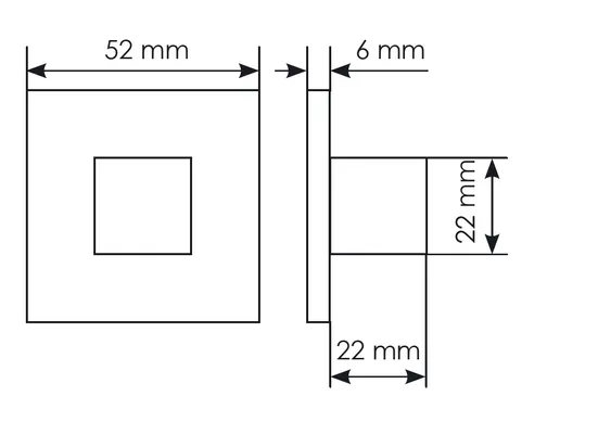 Комплект дверных ручек MH-54-S6 BL с заверткой MH-WC-S6 BL + замок M1895 BL, цвет черный фото дверная фурнитура Санкт-Петербург