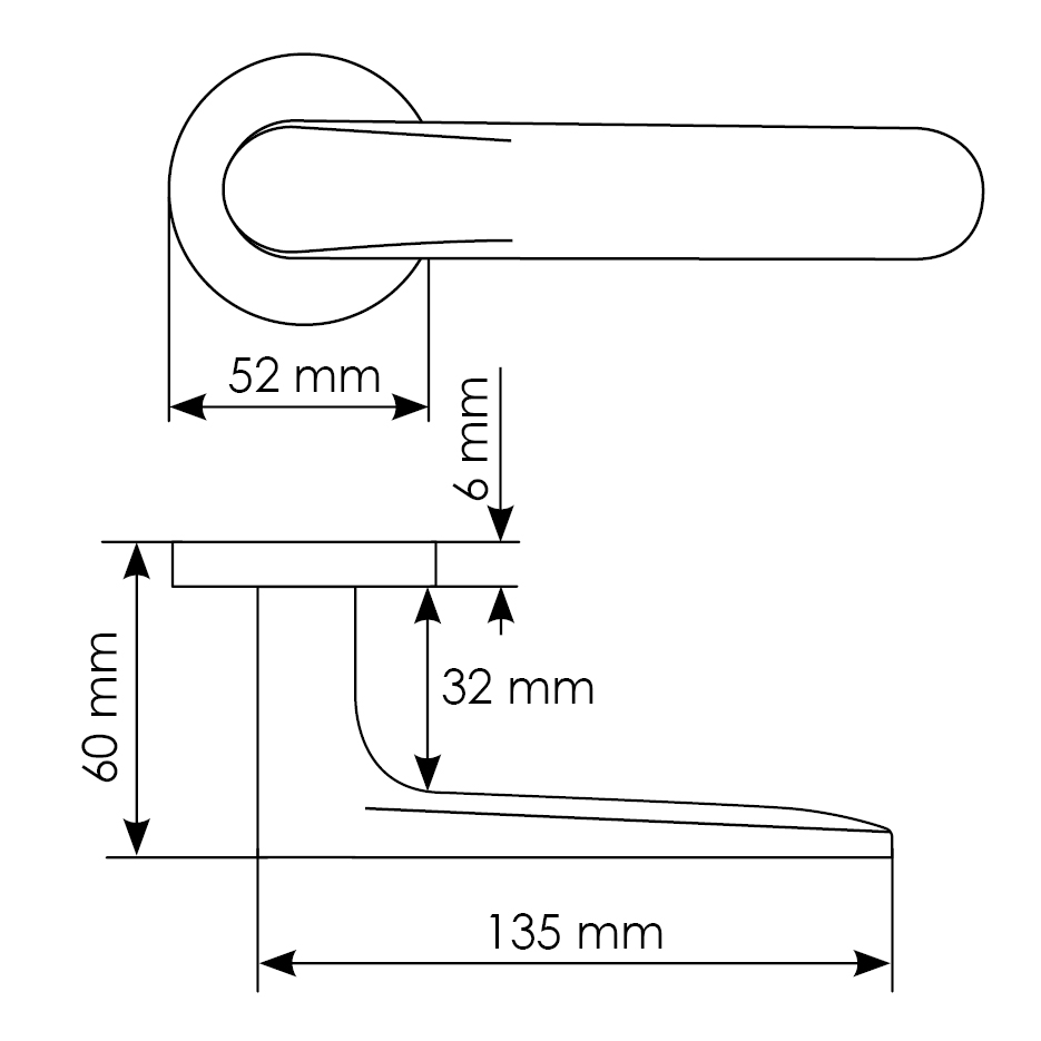 Комплект дверных ручек MH-59-R6 BL с заверткой MH-WC-R6 BL + магнитный замок M1895 BL, цвет черный фотомореллиСанкт-Петербург