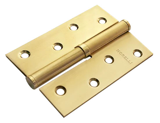 Петля разъемная карточная MSND 100X70X2.5 SG R с подшипником стальная правая, врезная, цвет матовое золото фото купить Санкт-Петербург