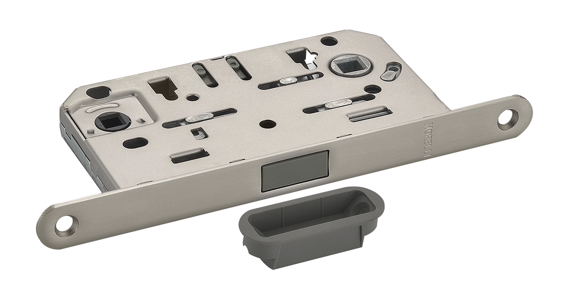 Защелка межкомнатная M1895 MSN магнитная, сантехническая, цвет матовый сатинированный никель фото 1 Защелка межкомнатная M1895 MSN магнитная, сантехническая, цвет матовый сатинированный никель фото купить Санкт-Петербург