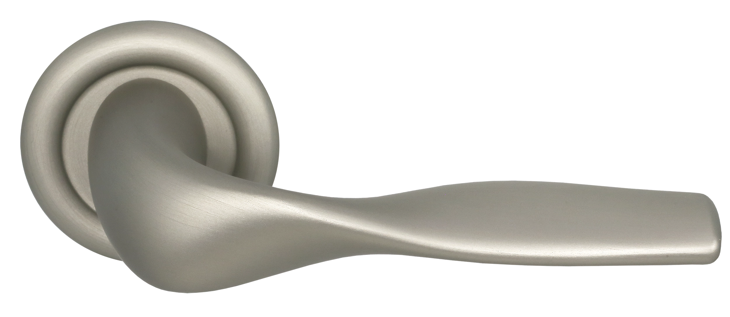 Ручка дверная LVB R7 SMI на круглой розетке, цвет Весенняя дымка/Spring Mist фото купить Санкт-Петербург