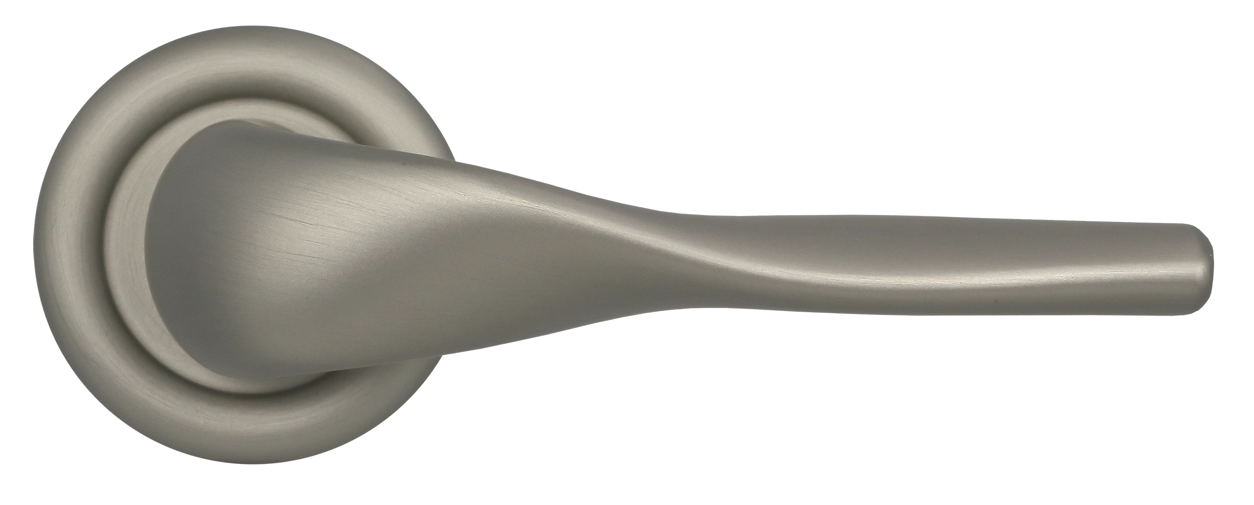 Ручка дверная LVB R7 SMI на круглой розетке, цвет Весенняя дымка/Spring Mist фото купить в СПб