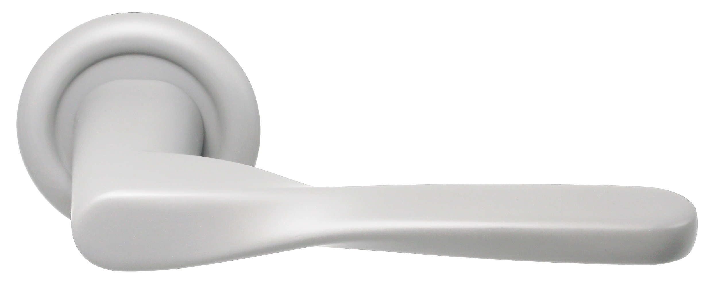 Ручка дверная THE OLYMPICS R7 SSW на круглой розетке, цвет Стокгольмский снегопад/Stockholm Snowfall фото купить Санкт-Петербург