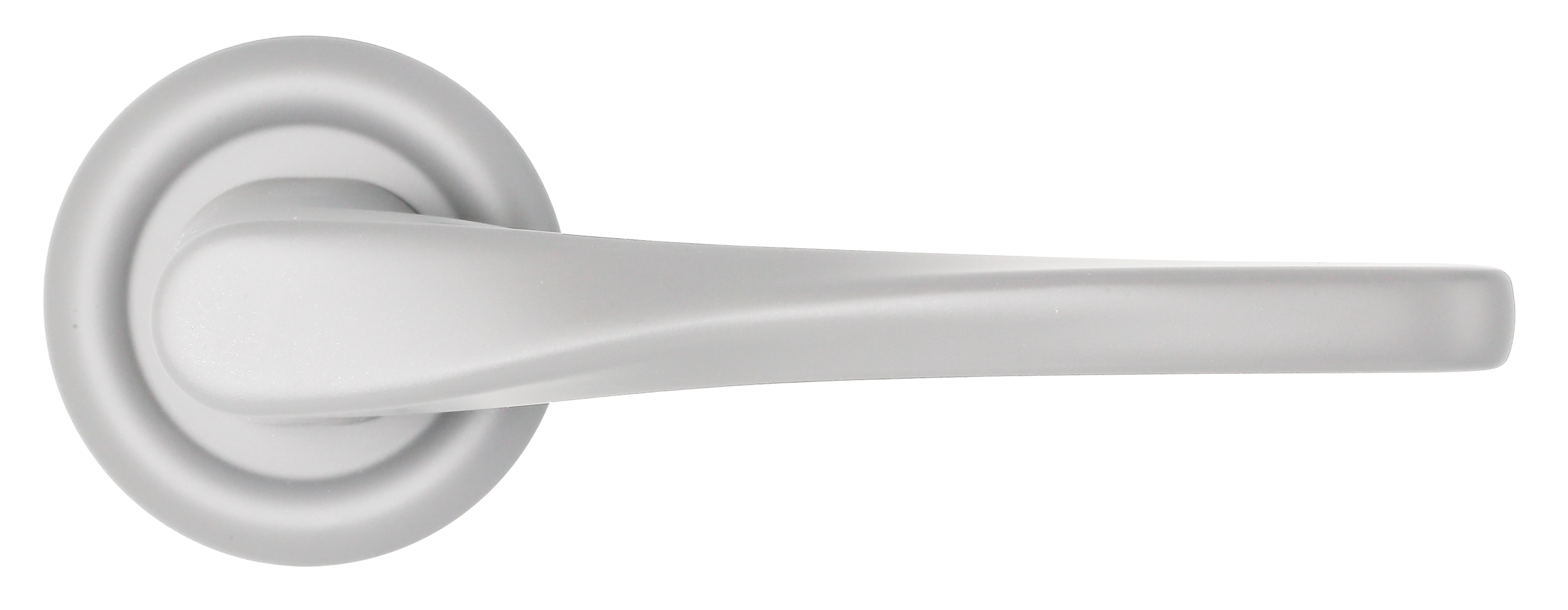 Ручка дверная THE OLYMPICS R7 SSW на круглой розетке, цвет Стокгольмский снегопад/Stockholm Snowfall фото купить в СПб