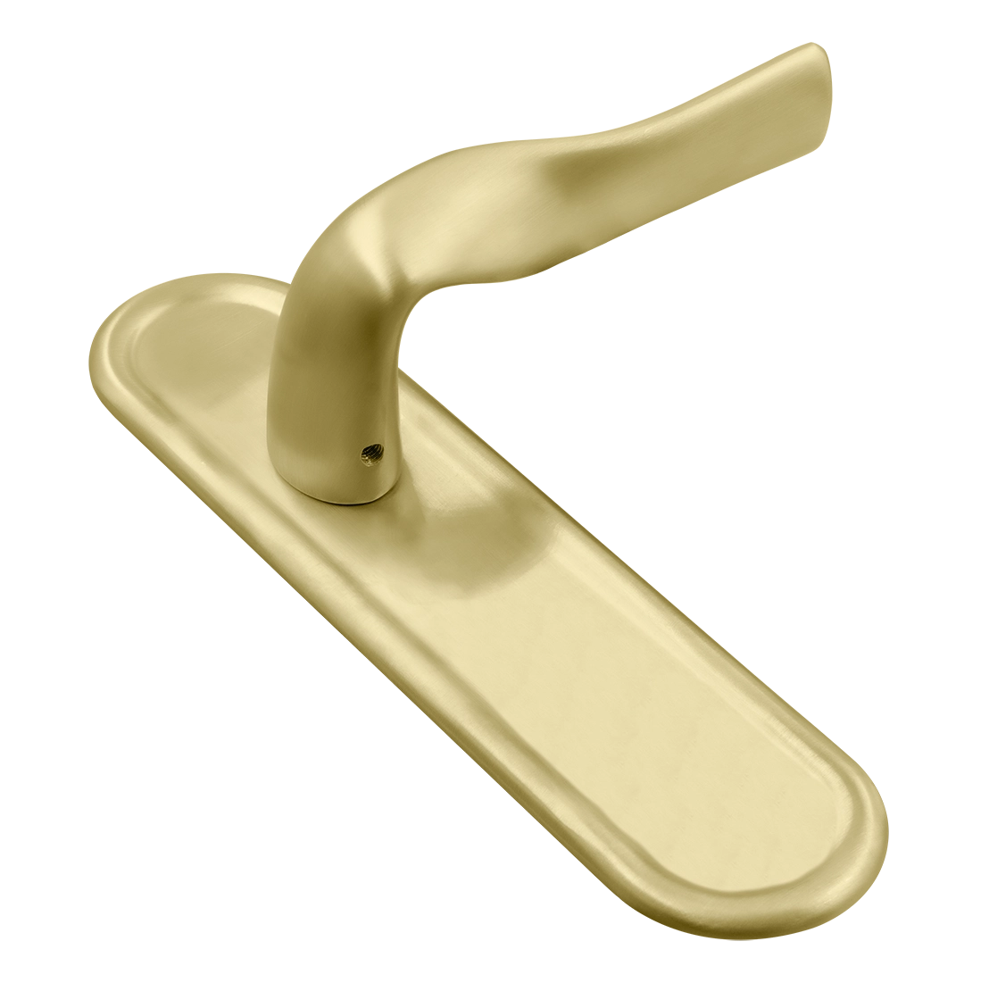 Ручка дверная LVB PLR AH на планке, цвет Осенний мёд/Autumn Honey фото купить Санкт-Петербург