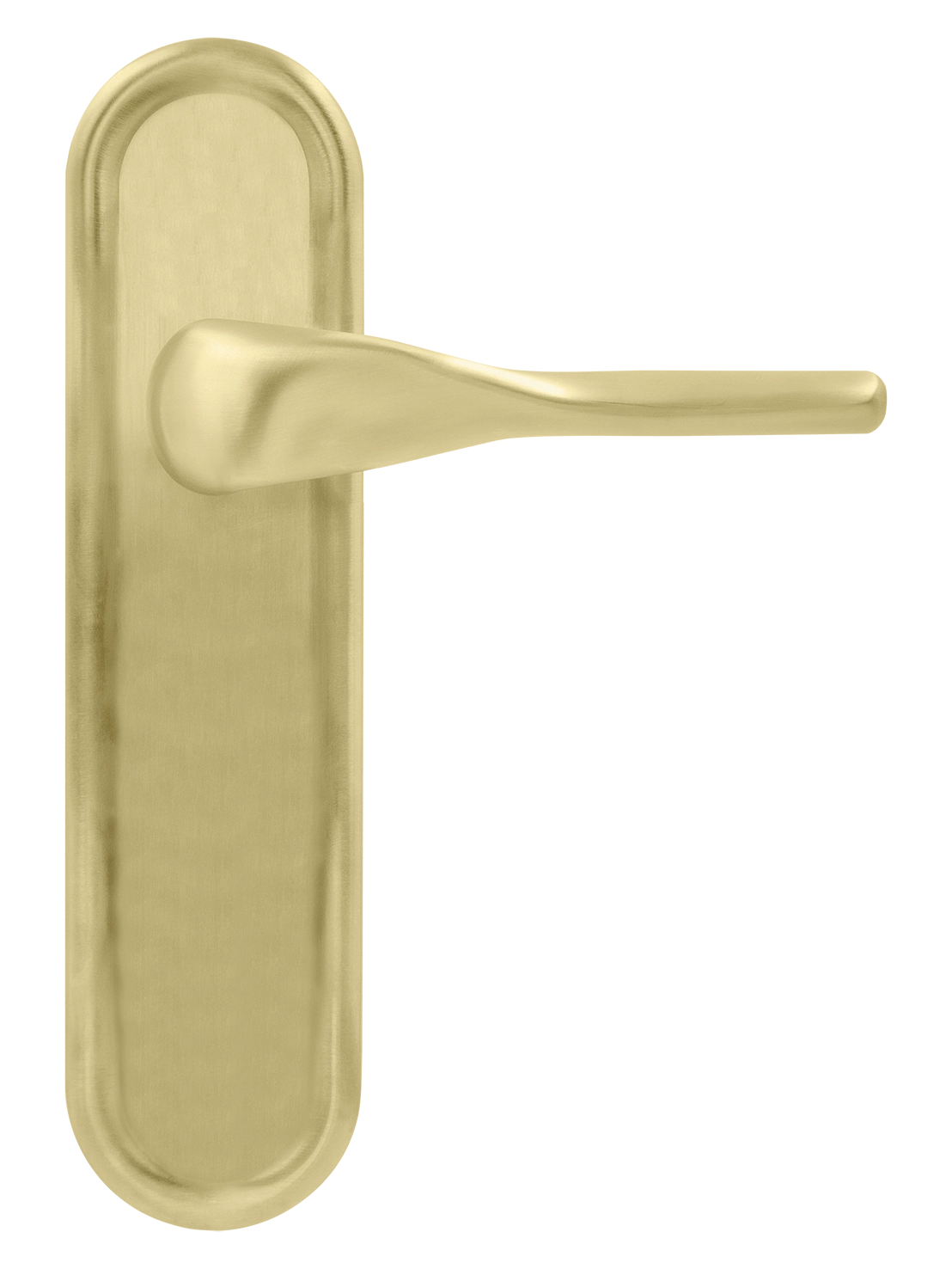 Ручка дверная LVB PLR AH на планке, цвет Осенний мёд/Autumn Honey фото купить в СПб