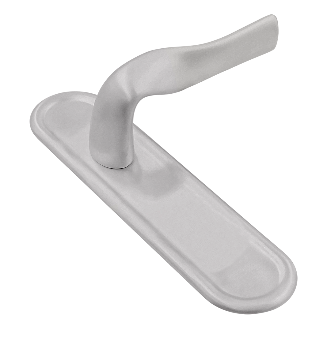 Ручка дверная LVB PLR SSW на планке, цвет Стокгольмский снегопад/Stockholm Snowfall фото купить Санкт-Петербург