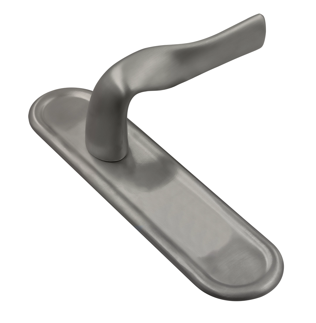 Ручка дверная LVB PLR WF на планке, цвет Зимняя стужа/Winter Frost фото купить Санкт-Петербург