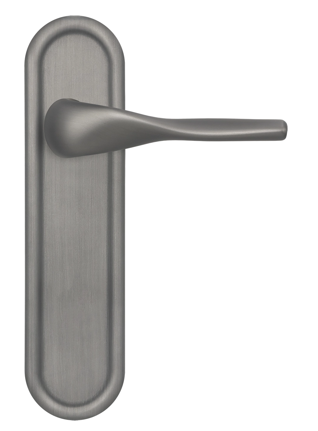 Ручка дверная LVB PLR WF на планке, цвет Зимняя стужа/Winter Frost фото купить в СПб