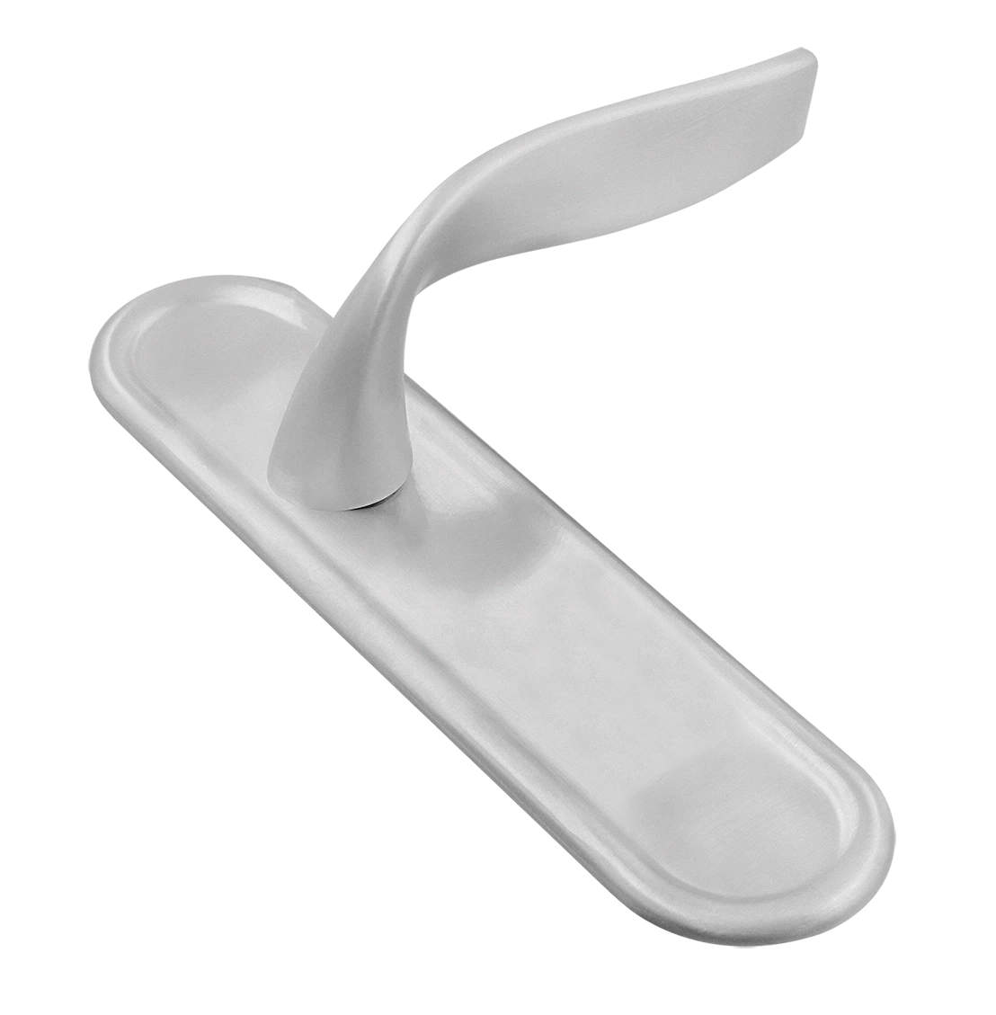 Ручка дверная SKYSCRAPER PLR SSW на планке, цвет Стокгольмский снегопад/Stockholm Snowfall фото купить Санкт-Петербург