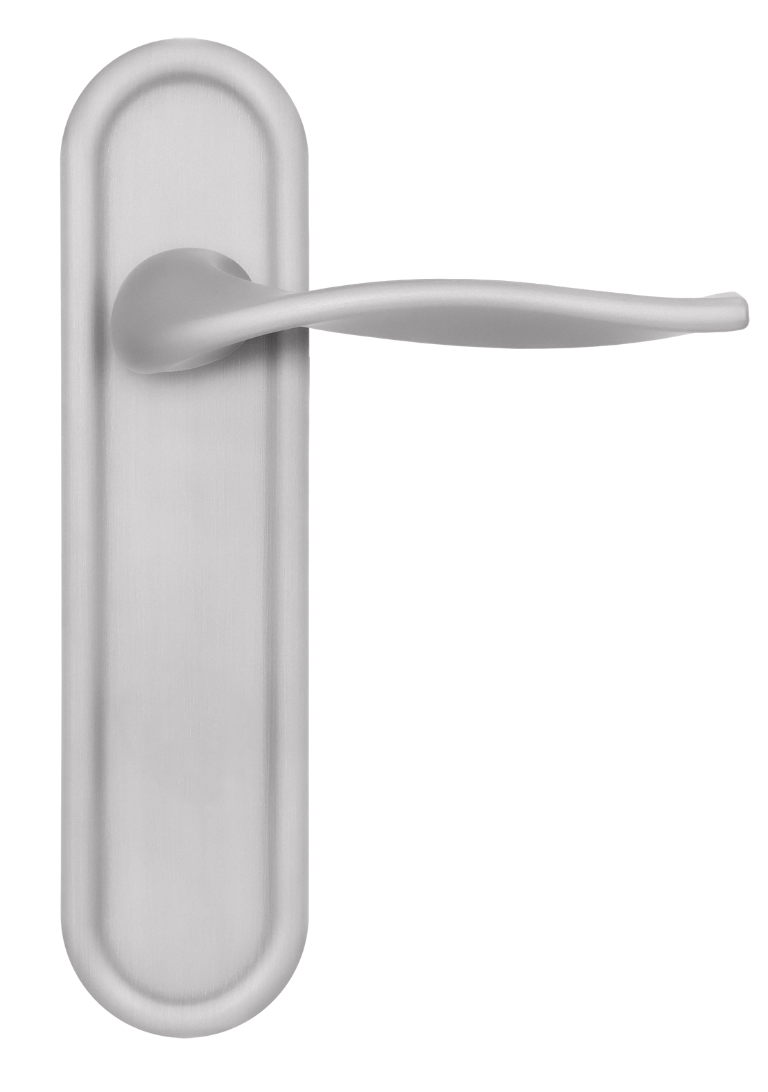 Ручка дверная SKYSCRAPER PLR SSW на планке, цвет Стокгольмский снегопад/Stockholm Snowfall фото купить в СПб