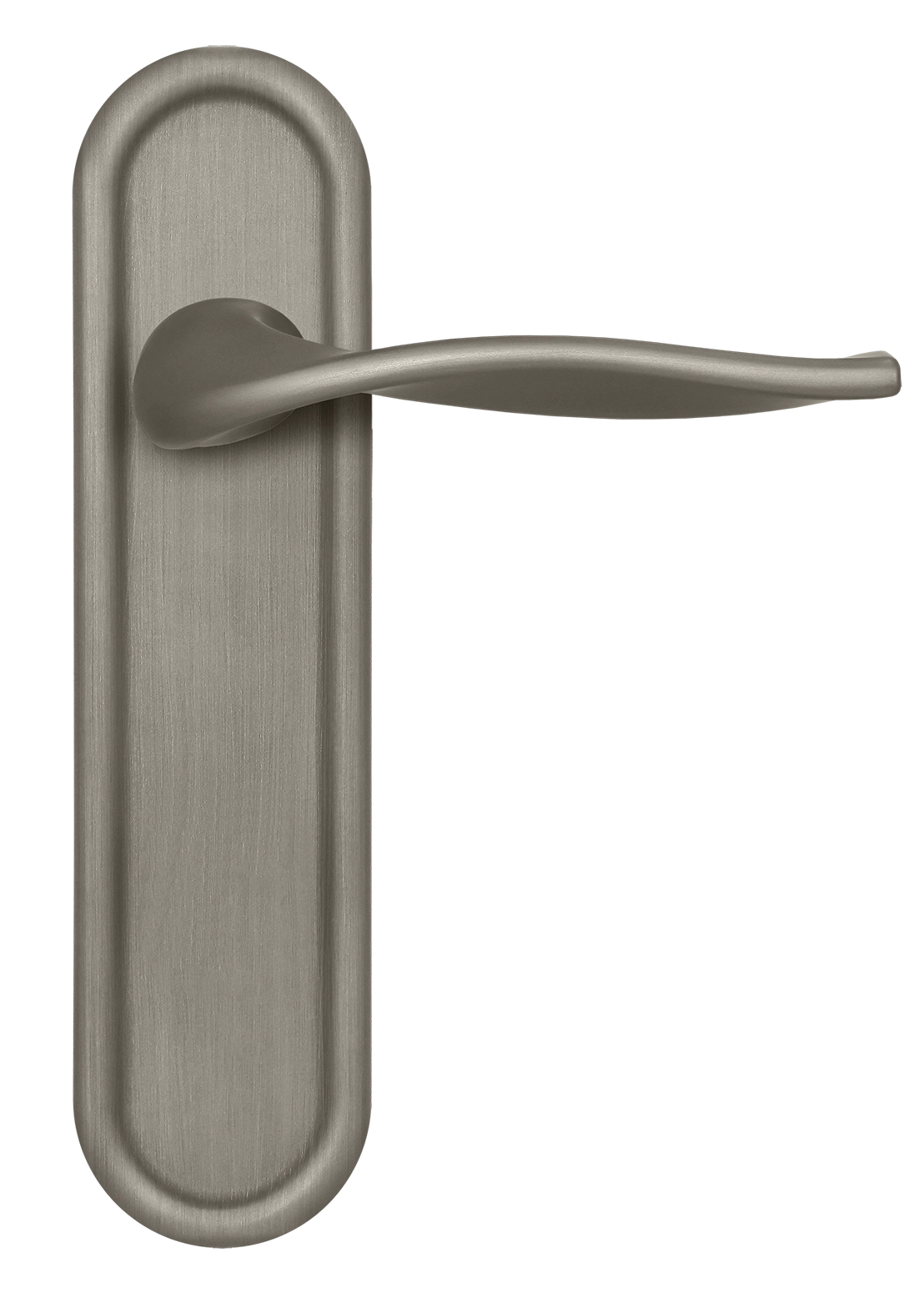 Ручка дверная SKYSCRAPER PLR SMI на планке, цвет Весенняя дымка/Spring Mist фото купить в СПб