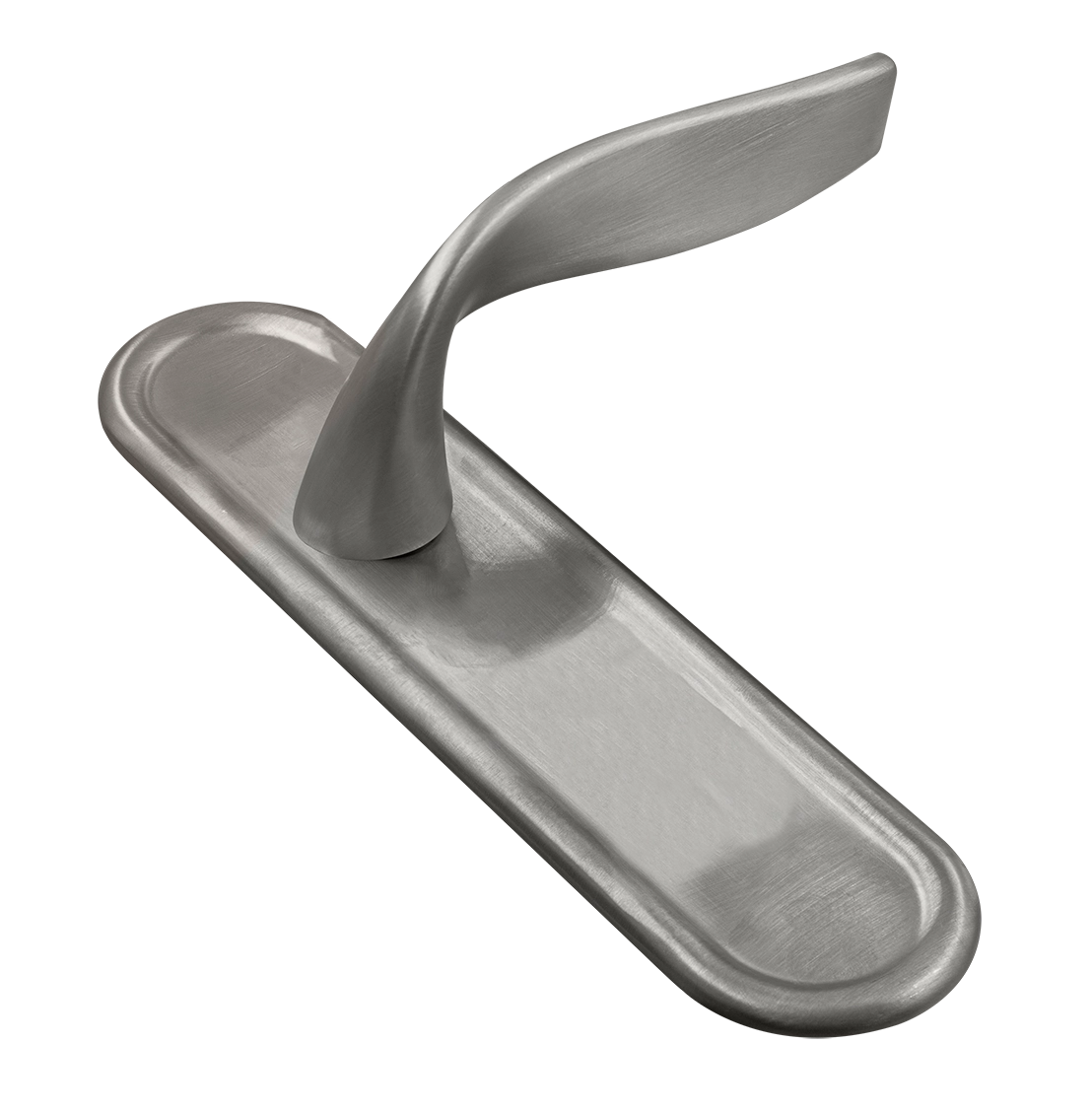 Ручка дверная SKYSCRAPER PLR WF на планке, цвет Зимняя стужа/Winter Frost фото купить Санкт-Петербург