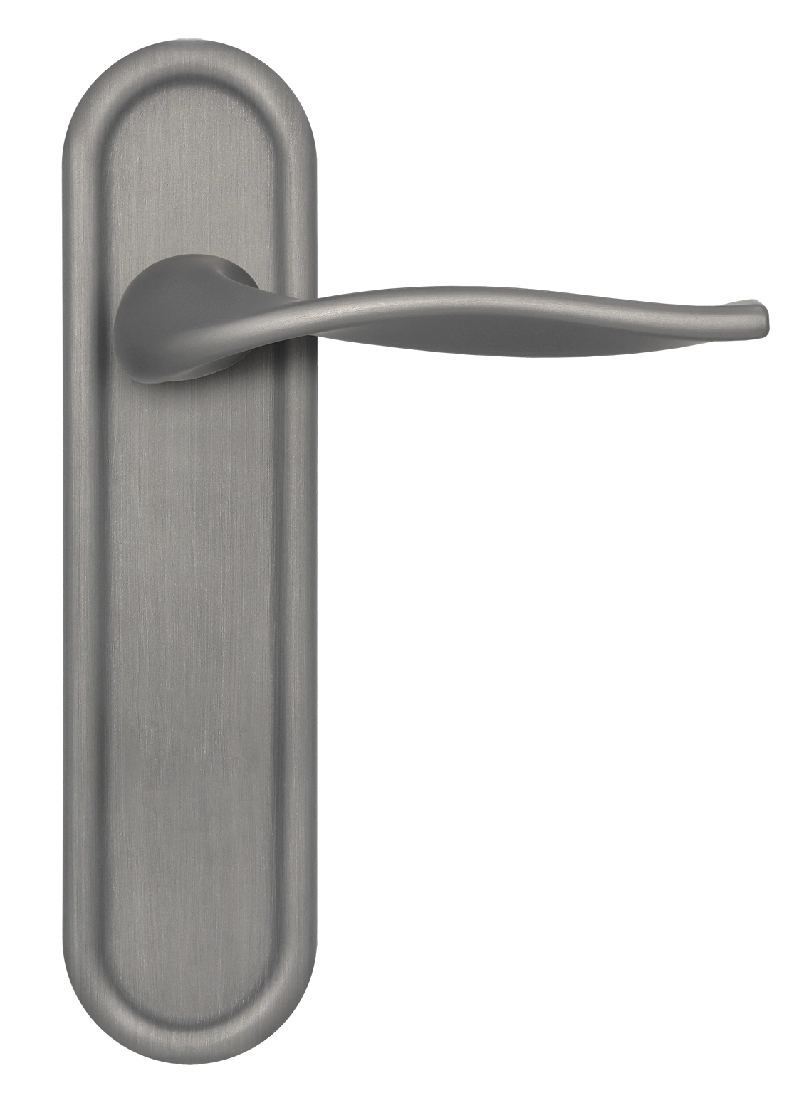 Ручка дверная SKYSCRAPER PLR WF на планке, цвет Зимняя стужа/Winter Frost фото купить в СПб