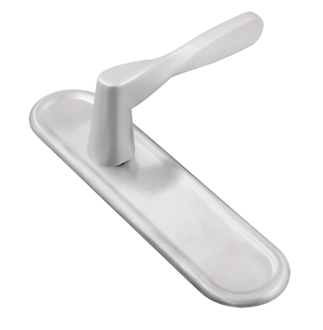 Ручка дверная THE OLYMPICS PLR SSW на планке, цвет Стокгольмский снегопад/Stockholm Snowfall фото купить Санкт-Петербург